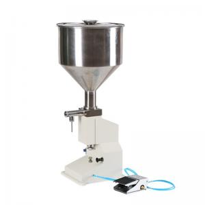 a02 manual pneumatic liquid paste filling machine