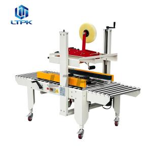 LTPK FXJ-4030 Automatic Adhesive Tape Packing Sealer Top Belt Driven Cocoa Liquor Box Small Carton Taping Sealing Machine Prices