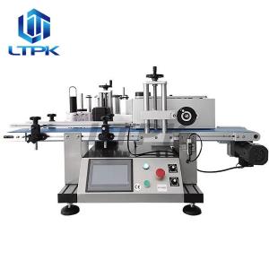 LTPK LT-150 Tabletop Water Beverage Milk Shampoo Detergent Lotion Cosmetic Cream Oil PET Plastic Round Bottle Labeling Machines