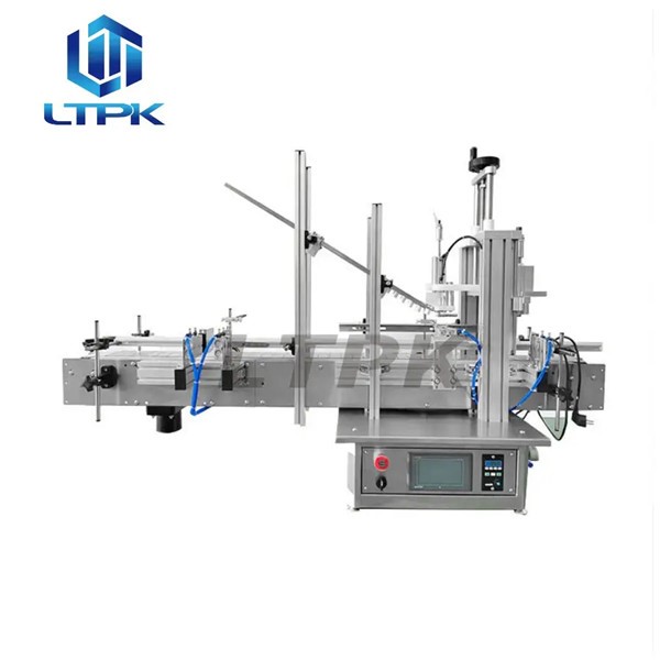 LTPK LT-CZJ60C Perfect Beverage Whiskey Perfume beer Vial Glass Cosmetic Olive Oil Sport drink Plastic Corking Capping Machines