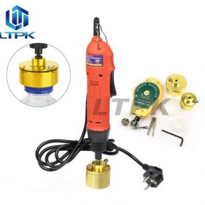 LTPK LT-EC01 Manual Handheld Portable Small Electric Water Oil PET Plastic Bottle Capper Sealing Screw Capping Machine Price