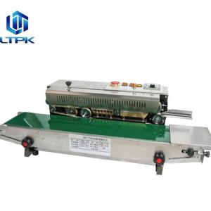 LTPK LT-FR770 Continuous Horizontal Band Sealer Snack Food Coffee Film Pouch Tea Dry Powder Plastic Aluminum Bag Sealing Machine