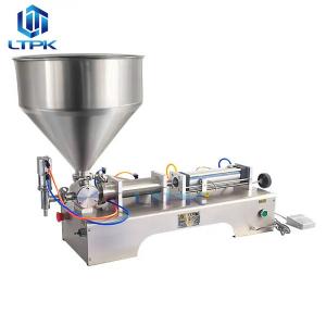 LTPK LT-G1WG 10-100ml Semi Auto Pneumatic Tabletop Honey Cosmetic Cream Lotion Shampoo Tomato Sauce Chili Paste Filling Machines