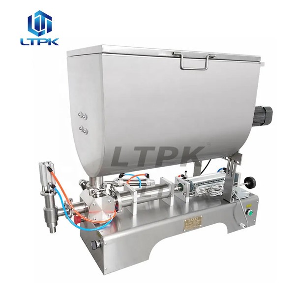 LTPK LT-GUF Semi Automatic U Type Chocolate Cream Soy Ketchup Juice Chili High Viscosity Thick Food Meat Sauce Filling Machines