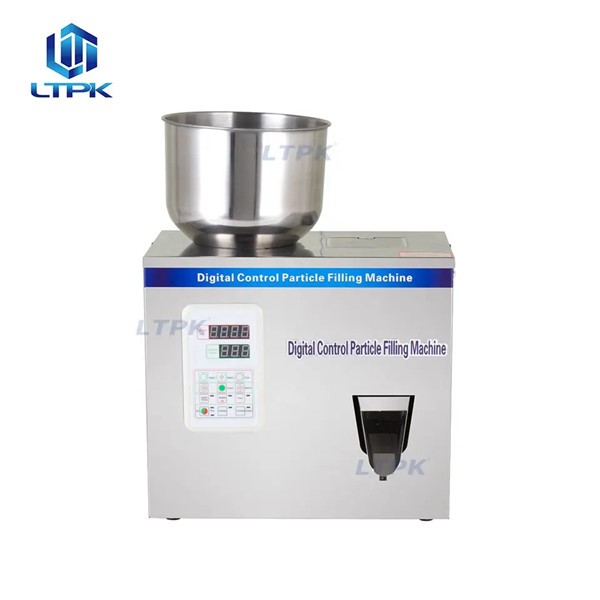 LTPK LT-W100 Automatic Easy Cleaning Coffee Potato Crisps Chips Biscuit Spice Granule Powder Vibrating Weighing Filling Machines