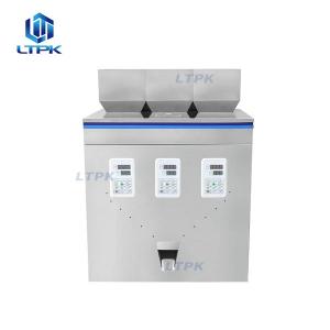 LTPK LT-W200T Three Heads Nut Snack Food Grain Coffee Bean Flour Oat Powder Granule Particle Dispensing Weighing Filling Machine