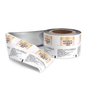 Laminated Material Pet/Vmpet/Pe Packaging Plastic Roll Film With Custom Logo Design Printing